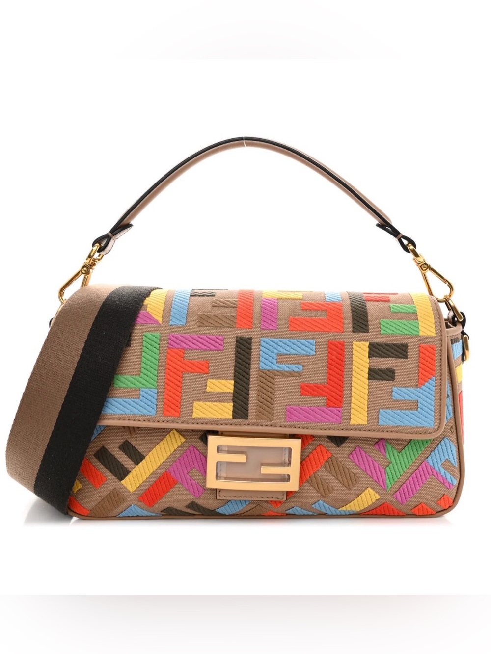Fendi Multicolor FF Baguette